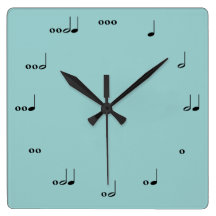 Music Note Wall Clock
