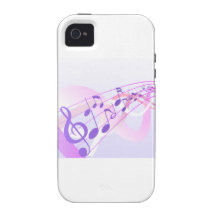 Music Notes Background iPhone 4/4S Covers