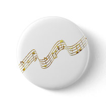 music notes pinback buttons