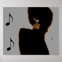 Music Notes In My Ears Poster
