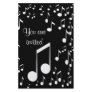 Music Notes Invitations_ Stationery
