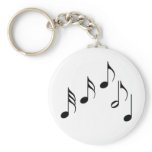 music notes keychains