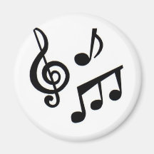 music notes magnets