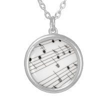 Music Notes Pendant