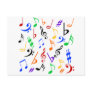 Music Notes Postcard - Multi