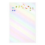 Music Notes Stationery Paper
