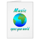 Music Opens Worlds Card
