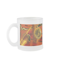 Music paintings Piano, electric guitar, jazz songs Mug