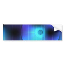 Music Party Background Bumper Sticker