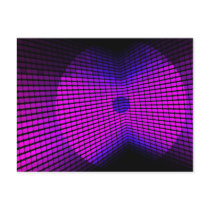Music Party Background Post Card
