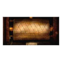 Music - Piano - Binary Code Personalized Photo Card