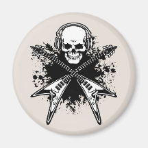 Music Pirate 3 Fridge Magnets