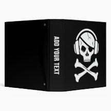 Music Pirate Piracy anti-riaa icon Binder