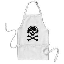 Music Pirate Piracy anti-riaa logo Aprons