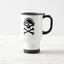 Music Pirate Piracy anti-riaa logo Mugs