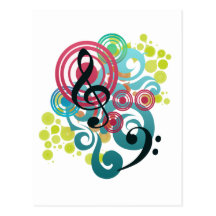 Music Post Cards