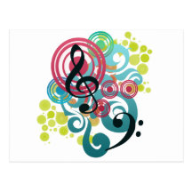 Music Post Cards