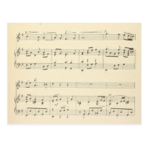 Music postcard 36