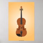 Music Poster: Violin 3D Model