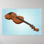Music Poster: Violin 3D Model