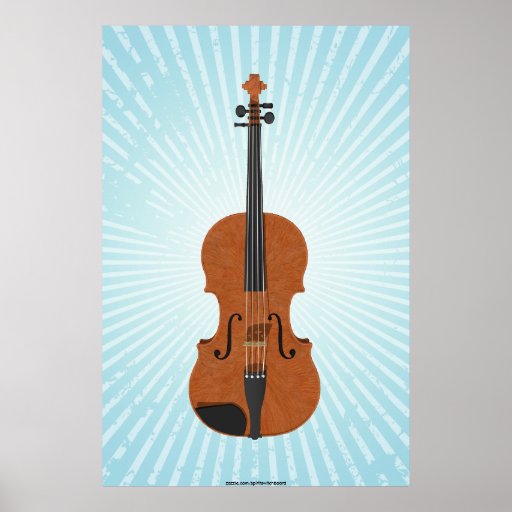 Music Poster: Violin 3D Model