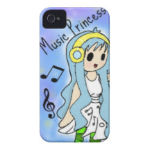 Music Princess iPhone 4 Case-Mate Cases