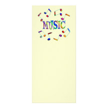 Music Rack Cards