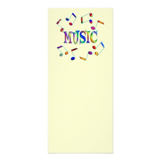 Music Rack Cards