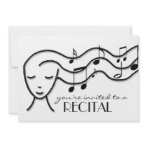 music recital invitation