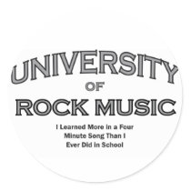 MUSIC-ROCK MUSIC STICKERS