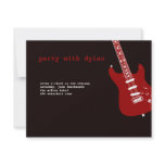 Music Rock Star Bar Mitzvah Reception invitations