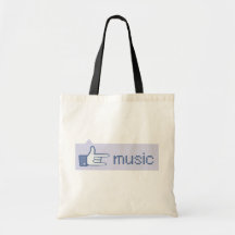 Music Rocks tote bag