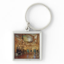 Music room interior keychains