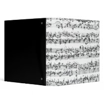 Music Score of Johann Sebastian Bach Binders