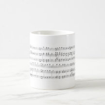 Music Sheet Mug