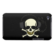 Music Skull iPod Case Case-Mate iPod Touch Case