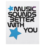 Music Sounds Better With You Full Color Flyer