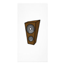 Music Speaker Customized Photo Card