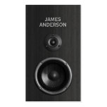 Music Speaker DJ Event Planning business cards