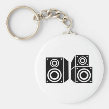Music speaker key chains