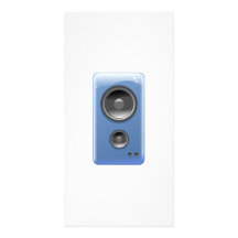 Music Speaker Personalized Photo Card