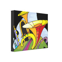 Music Surreal Fantasy Gallery Wrap Canvas