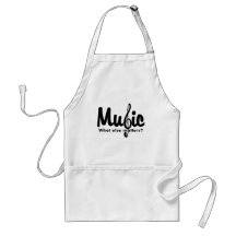 Music T-shirts and Gifts. Apron
