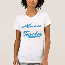 Music Teacher Blue Tshirts and Gifts