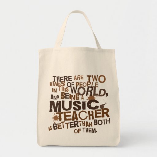 Music Teacher Gift Tote Bags