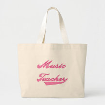 Music Teacher Pink Tshirts and Gifts Bag