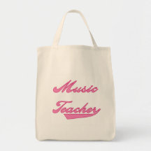 Music Teacher Pink Tshirts and Gifts Bags