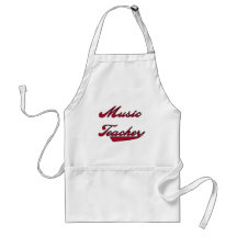 Music Teacher Red Tshirts and Gifts Apron