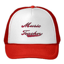 Music Teacher Red Tshirts and Gifts Hat