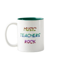 MUSIC TEACHER ROCK 2 MUGS